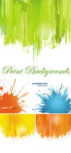 Paint Backgrounds Vector