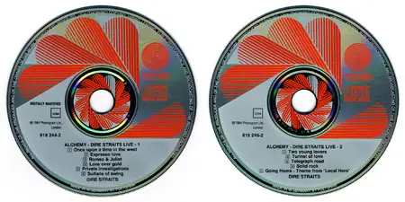 Dire Straits - Alchemy Live (1984) (2CD, Vertigo 818 243-2) RESTORED
