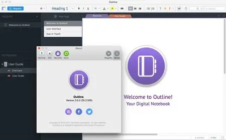 Outline 3.5.2 Mac OS X