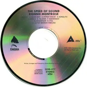 Ronnie Montrose - The Speed Of Sound (1988) {Japan 1st Press}