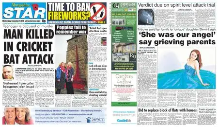 Shropshire Star Shrewsbury Edition – November 07, 2018