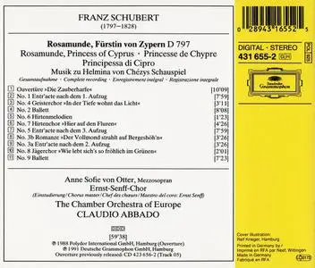Claudio Abbado, The Chamber Orchestra of Europe - Franz Schubert: Rosamunde (1991)