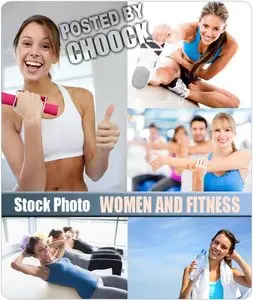 Women and fitness - Stock Photo