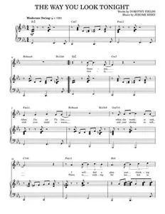 The Way You Look Tonight - Frank Sinatra, Jerome Kern (Piano Vocal)