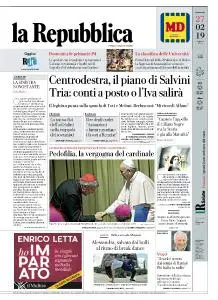 la Repubblica - 27 Febbraio 2019