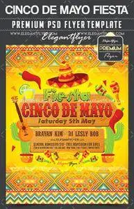 Cinco De Mayo Fiesta – Flyer PSD Template + Facebook Cover