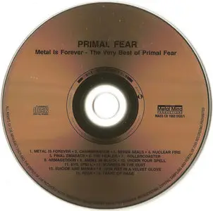 Primal Fear - Metal Is Forever: The Very Best Of Primal Fear (2006) [2015, Metal Mind, MASS CD 1503 DG]