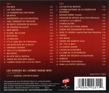 Les Choeurs de L'Armée Rouge - The Soul Of Russia - The Ultimate Collection (2CD edition) (2013)