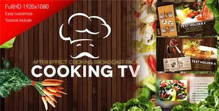 Cooking TV - After Effects Cook Broadcast Pack - After Effects Project (Videohive)