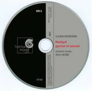 Monteverdi - Madrigali Guerrieri Ed Amorosi - Concerto Vocale, René Jacobs (2002) {2CD Set Harmonia Mundi HMC 901736.37}