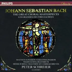 Peter Schreier, Staatskapelle Dresden - Johann Sebastian Bach: The Great Choral Masterpieces [12CDs] (1996)