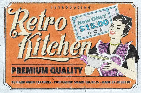 CreativeMarket - Retro Kitchen