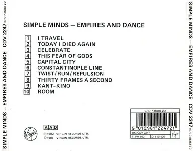 Simple Minds – Empires And Dance (1980)