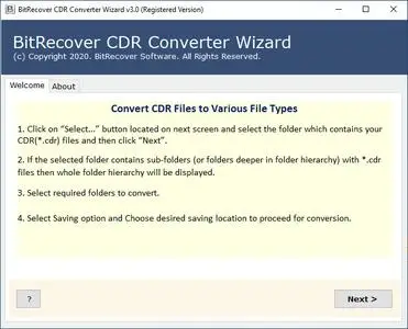 BitRecover CDR Converter Wizard 3.0