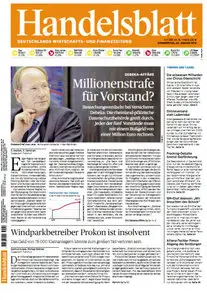 Das Handelsblatt vom 23 Januar 2014