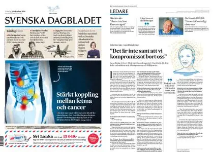 Svenska Dagbladet – 20 oktober 2018