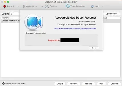 Apowersoft Mac Screen Recorder 2.2.5 Multilangual Mac OS X