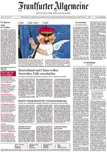 Frankfurter Allgemeine Zeitung vom Montag, 27. Mai 2013