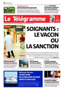 Le Télégramme Lorient – 15 septembre 2021
