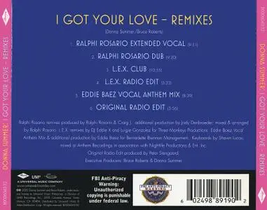 Donna Summer - I Got Your Love - Remixes (2005)