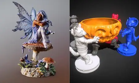 Violet Pixie Fairy and The Great Pumking Dance Candy Dispenser