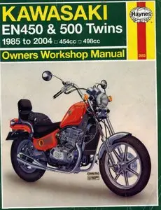 Kawasaki: EN450 & 500 Twins - '85 to '04 (Haynes Service & Repair Manual)