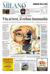 Corriere della Sera Milano – 24 aprile 2020