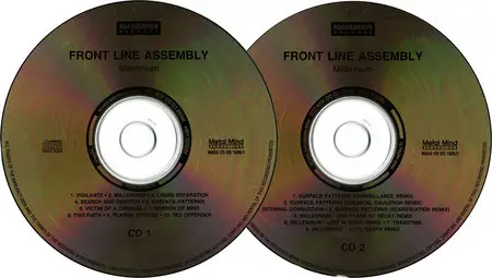 Front Line Assembly - Millennium (1994) 2CD Remastered Limited Edition 2007