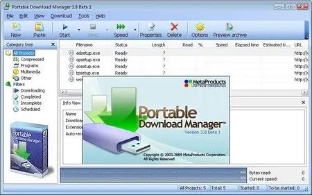 Portable Download Manager 3.8.823 Beta 1