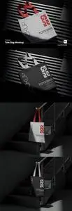 Tote Bag Mockup DU53DZZ