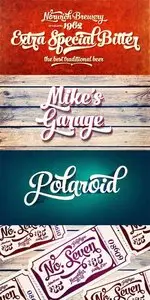 No. Seven Font Family