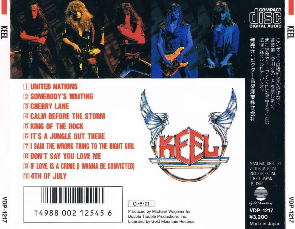 Keel - Keel (1987) [Japan] / AvaxHome