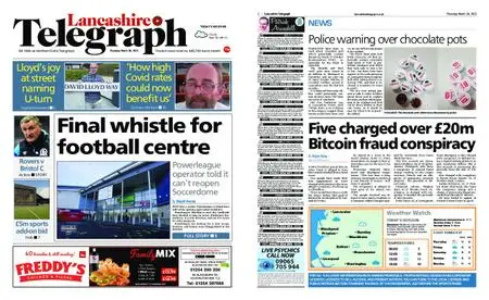 Lancashire Telegraph (Burnley, Pendle, Rossendale) – March 18, 2021