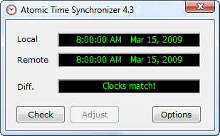 Atomic Time Synchronizer 4.3 Portable