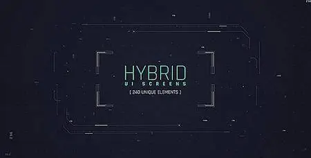 Hybrid Ui Screens - Project for After Effects (VideoHive)