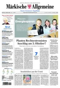 Märkische Allgemeine Neues Granseer Tageblatt - 02. Oktober 2018