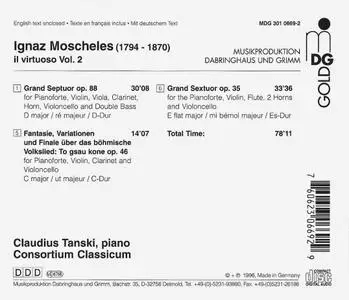 Consortium Classicum, Claudius Tanski - Il Virtuoso, Vol. 2: Ignaz Moscheles (1997)