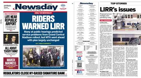 Newsday – March 13, 2023