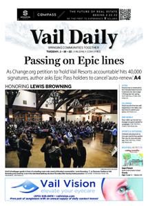 Vail Daily – January 18, 2022