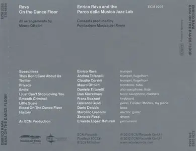 Enrico Rava - Rava On The Dance Floor (2012) {ECM 2293}