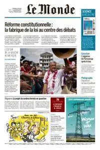 Le Monde du Mercredi 27 Juin 2018