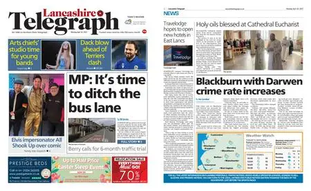 Lancashire Telegraph (Blackburn, Darwen, Hyndburn, Ribble Valley) – April 10, 2023