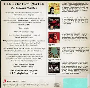 Tito Puente - Quatro: The Definitive Collection (2012) {5CD Box Set, Sony Music Latin 88725469882 rec 1956-1960}