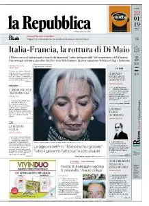 la Repubblica - 22 Gennaio 2019