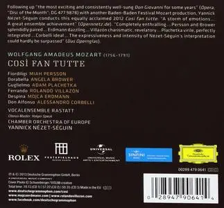 Yannick Nézet-Séguin, Chamber Orchestra of Europe - Wolfgang Amadeus Mozart: Così fan tutte (2013)