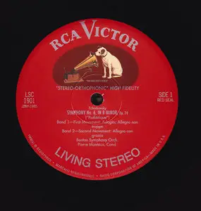 Monteux/BSO - Tchaikovsky Symphony No. 6 (Pathétique) (1958) 24-Bit/96-kHz Vinyl Rip