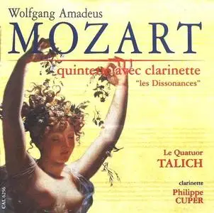 Mozart - Quatuor 'Les Dissonances',Quintette avec clarinette - Le Quatuor Talich