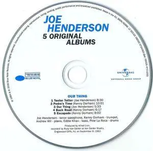 Joe Henderson – 5 Original Albums (2016) [5CDs] {Blue Note}