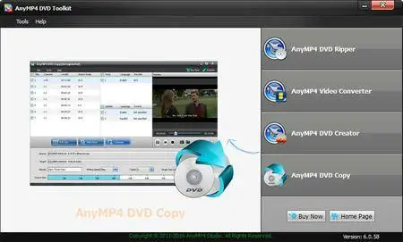 AnyMP4 DVD Toolkit 6.0.58 Multilingual