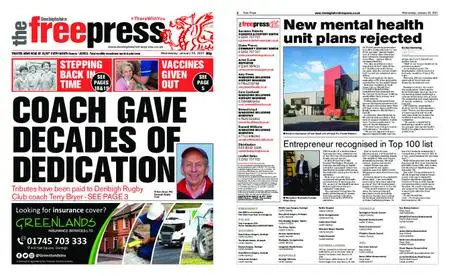 Denbighshire Free Press – January 20, 2021